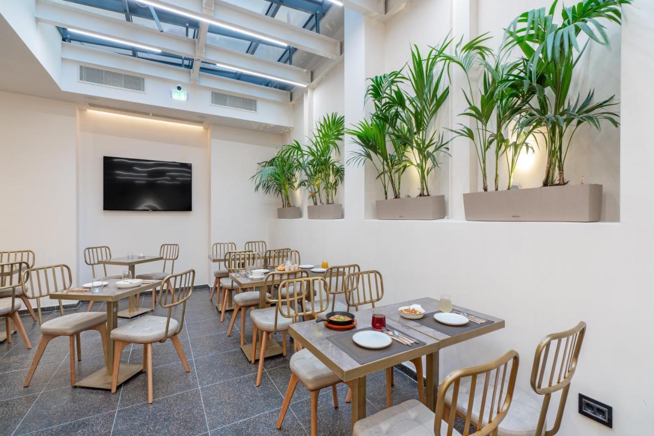 Hellenic Vibes Smart Hotel Ateny Zewnętrze zdjęcie Breakfast room