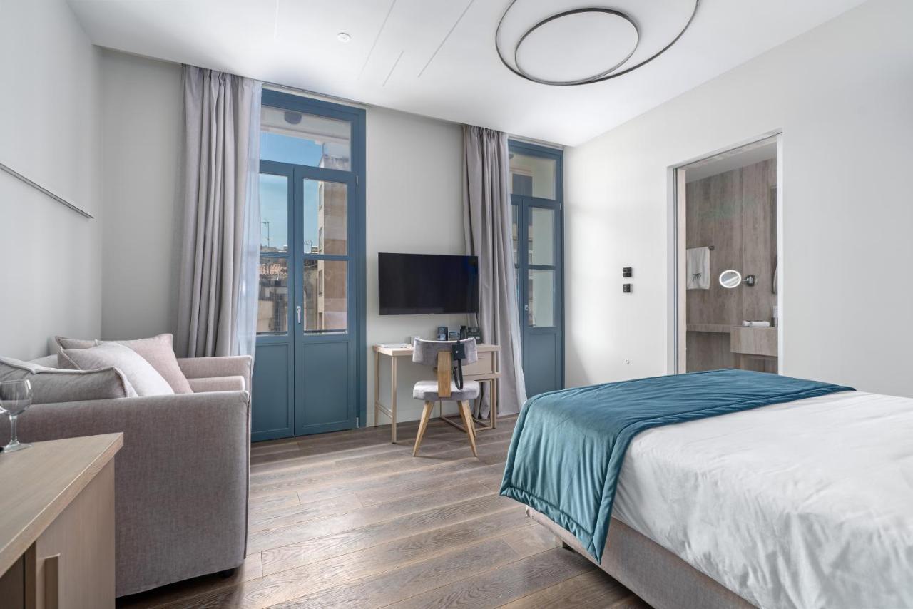 Hellenic Vibes Smart Hotel Ateny Zewnętrze zdjęcie A room at the hotel