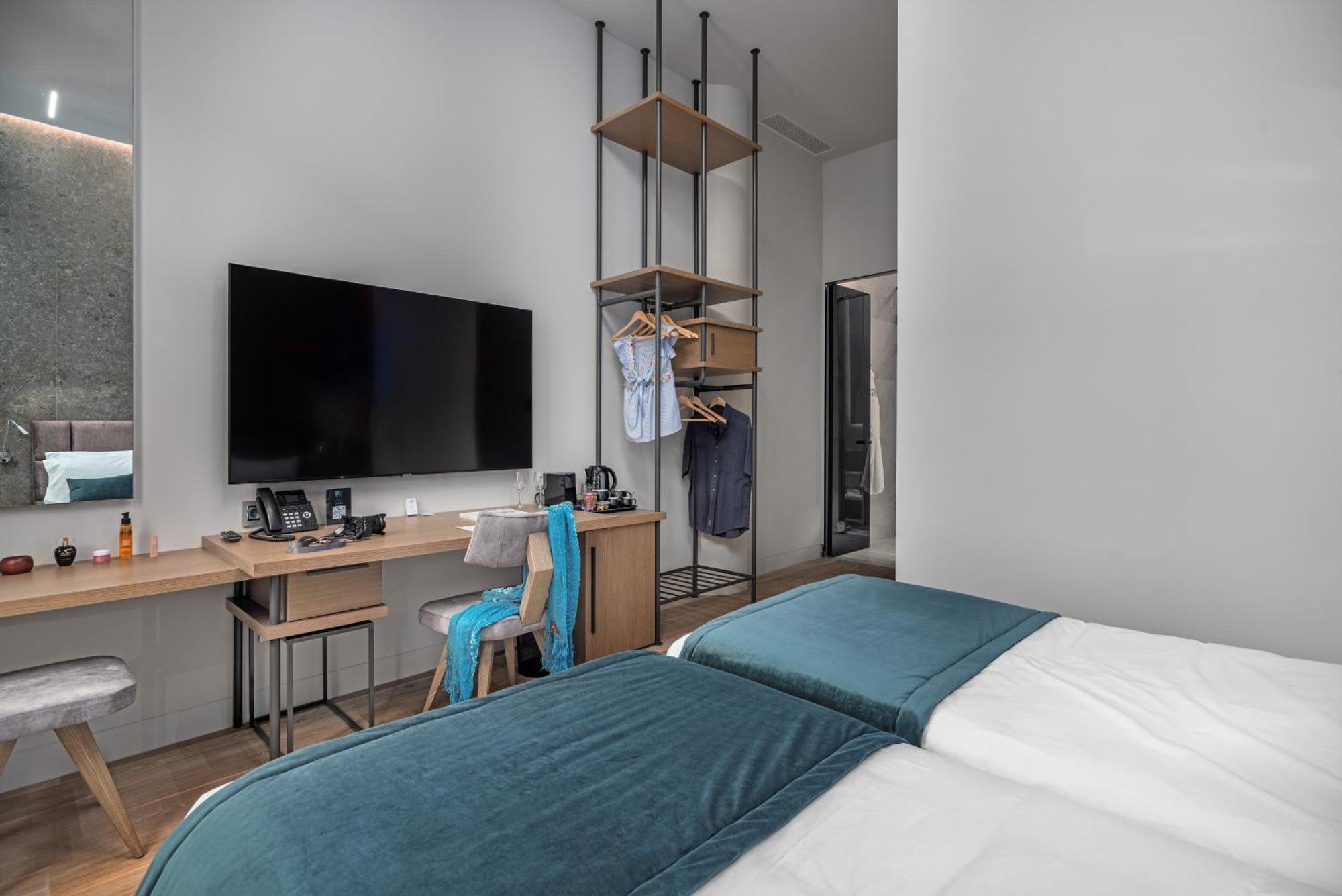 Hellenic Vibes Smart Hotel Ateny Zewnętrze zdjęcie A room at the hotel