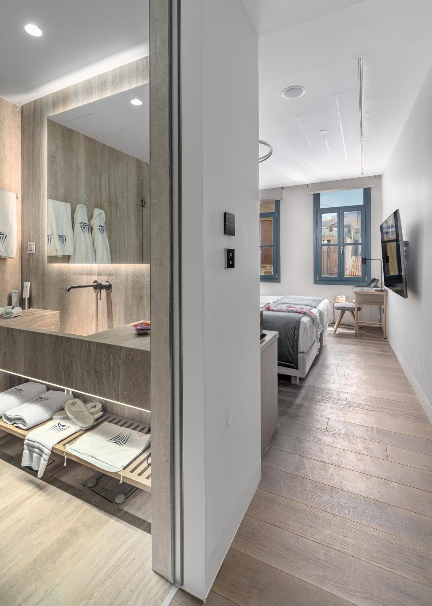 Hellenic Vibes Smart Hotel Ateny Zewnętrze zdjęcie A room at the hotel